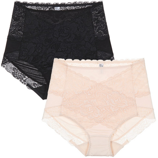 판도라by비비안 이중 똥배 레이스 보정 복대팬티 2P