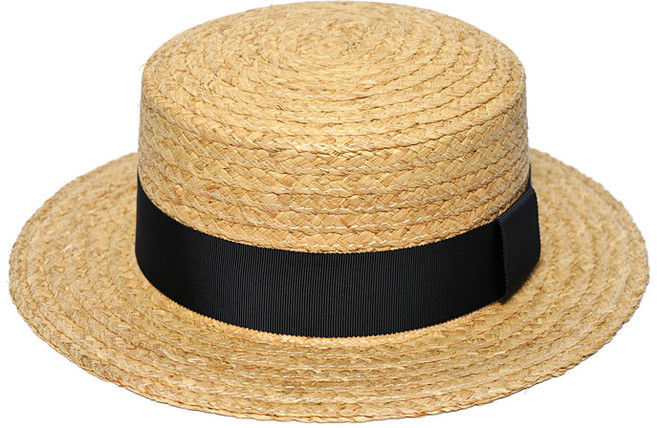 몰디브 라피아 캉캉모자