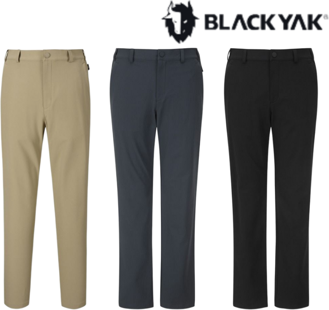 블랙야크 봄 간절기 등산바지 남성 베이스 팬츠 기본 스타일 밴딩 스판 슬랙스 빅사이즈 등산복 하의