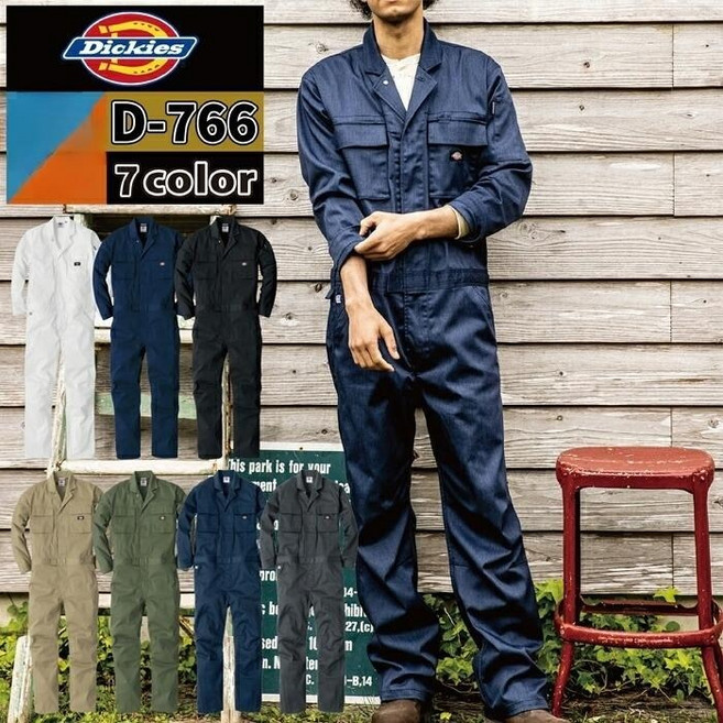 DICKIES 디키즈 작업복 점프수트 올인원 스트레치 7COLOR D-766