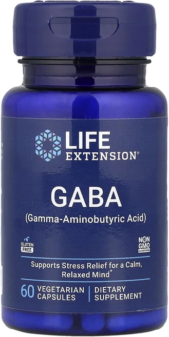 행복하고 건강하게 Life Extension GABA 베지 캡슐 60정 백년회로하세요, 1개 - 쿠팡