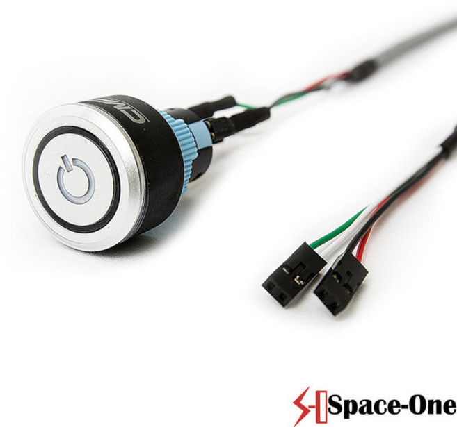 컴퓨터전원스위치/PC전원스위치/ BLUE 1m CABLE, 1개