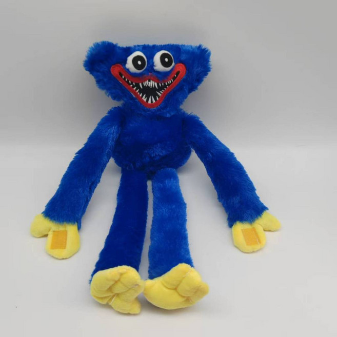 藍貓波比遊戲時間周邊玩偶 香腸怪公仔 紅藍怪娃娃 藍魔毛絨玩具, 藍色,普通包裝, 1個