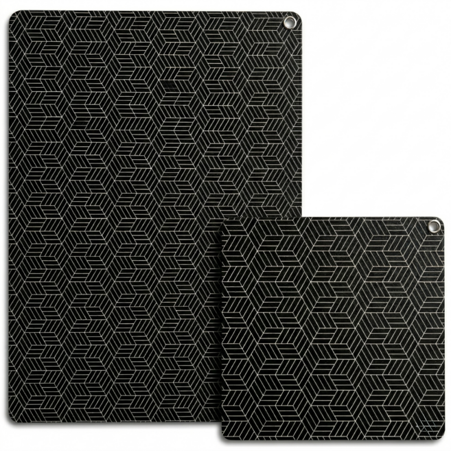 온위크 길이조절 인덕션 보호매트 풀커버, 1개, 블랙