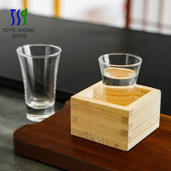 Mexholin술잔 100ml 히노키 마끼리 술잔 소주잔Mexholin, 사케잔(100ml) +  마스잔, 1개, 사케잔(100ml) + 마스잔, 1개