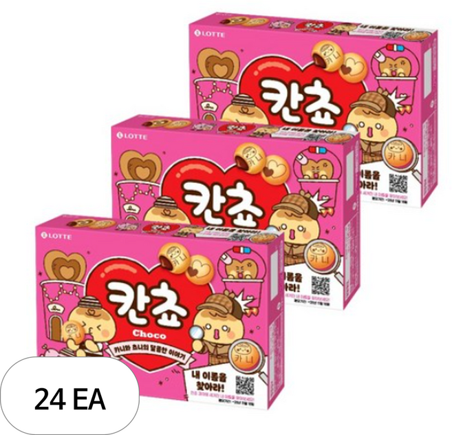 롯데 칸쵸, 196g, 24개