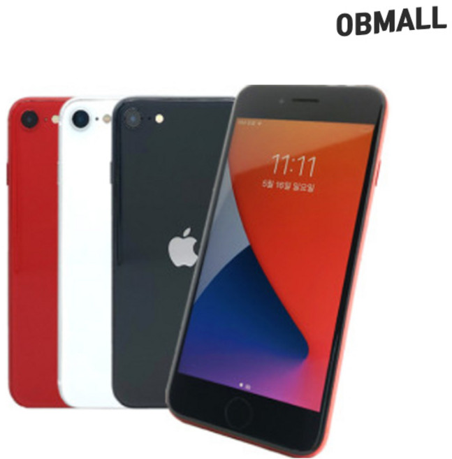 아이폰SE3 64GB 128GB 중고 중고폰 공기계 오비몰, 아이폰SE3_128GB, S등급, 블랙