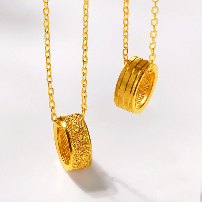 [골드팡] 24k 순금 임팩골든링 목걸이 여성 데일리 럭셔리 여자친구 와이프 어버이날 엄마 선물추천