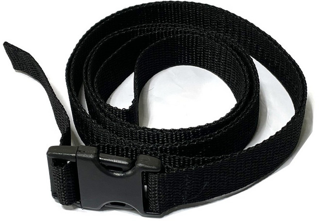 [국산] 버클형 스트랩 웨빙끈 수납정리용 생활용품 보관벨트 토퍼 이불 결박 공구 조임 이동벨트 bt011, 1개, 블랙 폭2.5 길이200cm