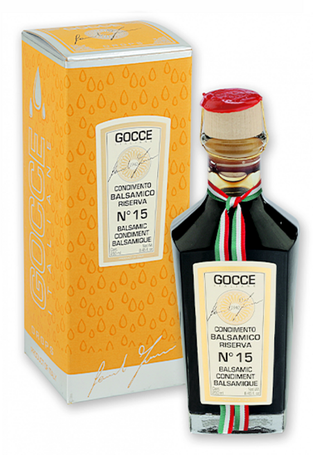 GOCCE 고쎄 콘디멘토 리제르바 15년산 발사믹식초, 1개, 250ml