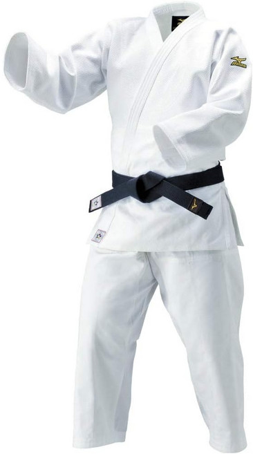 미즈노 유도복 유승 IJF 공인 규격 중고생 선수용 모델 화이트 유니섹스 상하의, 바지