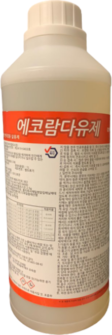 분무 연막살충제 에코람다1리터 파리 모기 방역 살충제, 1개
