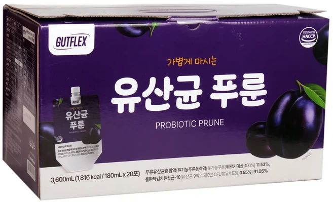유산균 푸룬주스 180ml x 20개 과일주스 코스트코