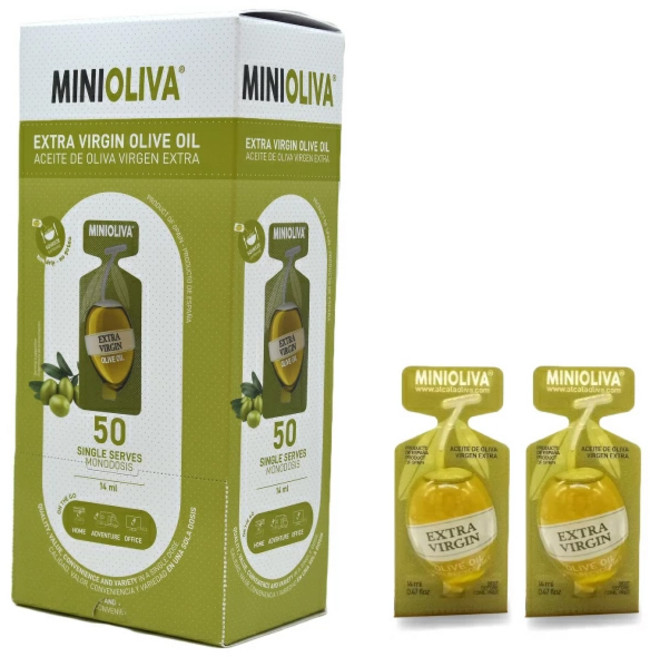 알카라 미니올리바 엑스트라 버진 올리브 미니오일 포션 12.8g X 50개 ALCALA OLIVA