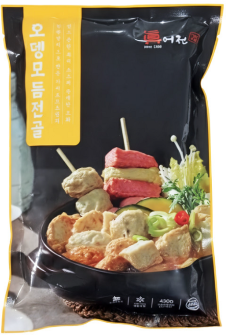 진어전 가마보꼬 오뎅모듬전골 430g 대용량 업소용, 5개