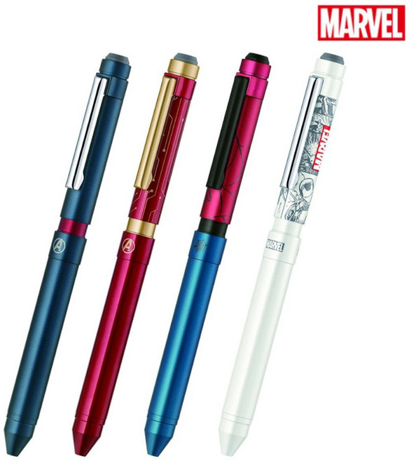 [한정판] 제브라 마블에디션 멀티펜 볼펜 SHARBO 샤보 리미티드, 제브라 SHARBO 리미티드 에디션 멀티펜, 아이언맨