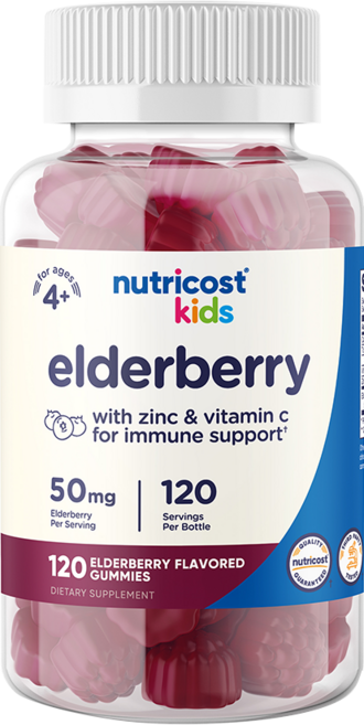 뉴트리코스트 키즈 엘더베리 1750mg 120구미, 120정, 1개