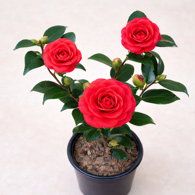 블랙로즈 동백나무 중형 동백꽃 대성식물, 1개