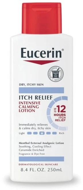 건조한 가려움증을 완화하는 유세린 가려움증 완화 집중 진정 바디 로션 쿨링 멘톨과 세라마이드가 함유된 무향 로션 8.4 Fl Oz 병, Fragrance Free, 8.4 Fl Oz (Pack of 1), 1개, 250ml - 쿠팡