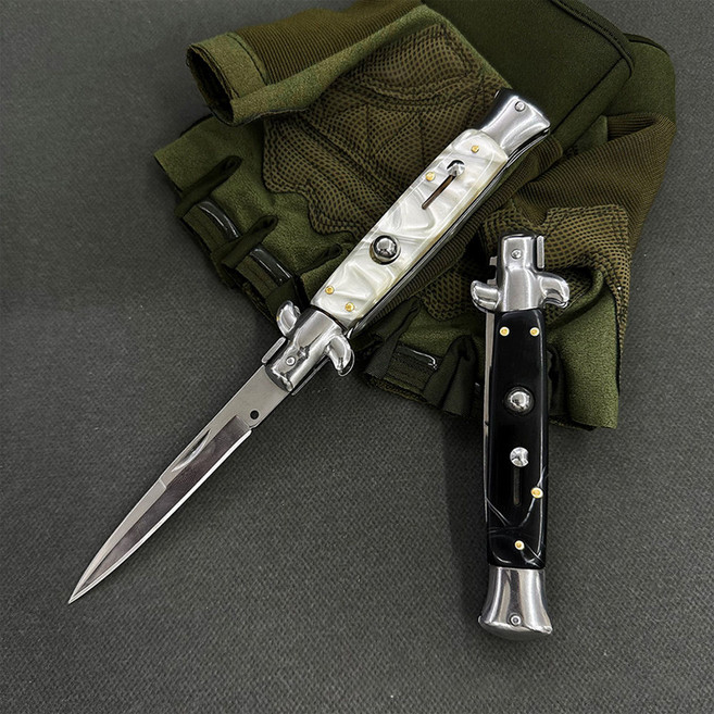 칼 잭나이프 택배 캠핑 과도 휴대용 자동접이식 다용도 멀티툴 J570-O, 02.접이식 나이프  화이트 J571