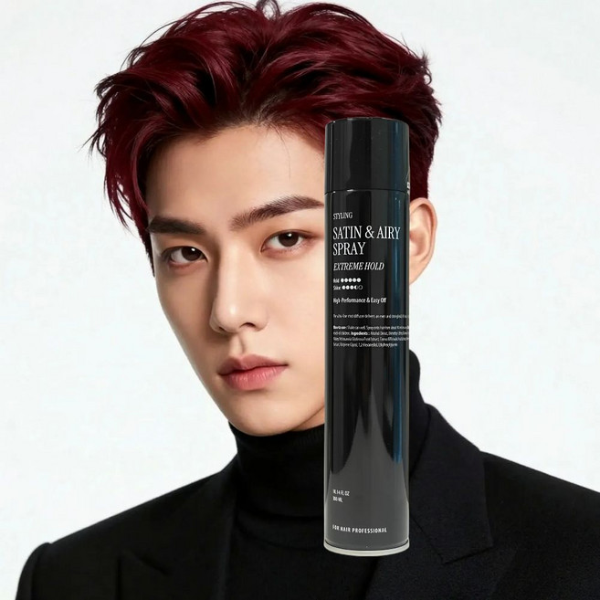 커리쉴 강력고정 헤어 스프레이 새틴 앤 에어리 스프레이 익스트림 홀드, 300ml x 1개, 1, 300ml