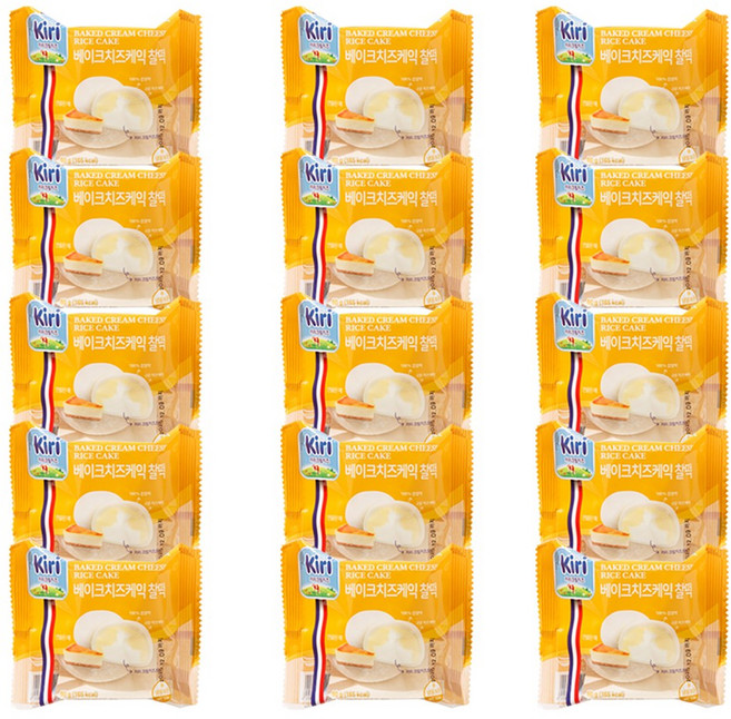 끼리 크림치즈 찰떡 베이크 15개, 60g