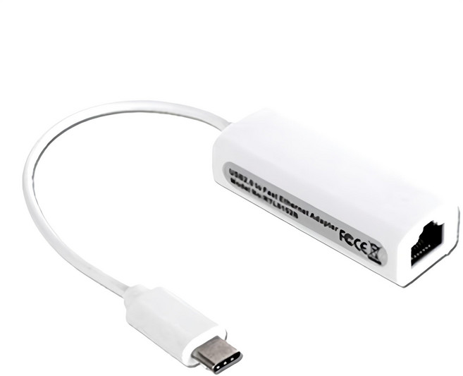 뉴비아 C Type 랜젠더 케이블, 혼합 색상, 1개