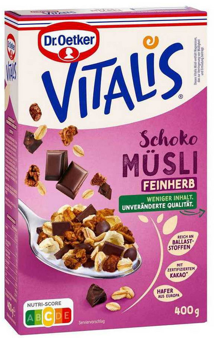 닥터오트커 비탈리스 초콜릿 뮤즐리 파인허브 400g