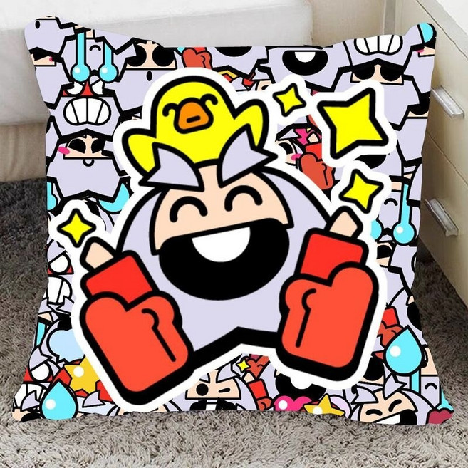 브롤스타즈 캐릭터 브롤러 쿠션 굿즈 소파쿠션 베개 대형쿠션, 사진22