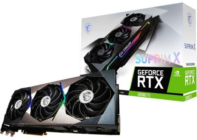 MSI GeForce RTX 3090 Ti SUPRIM X 24G 게이밍 그래픽 카드 - NVIDIA Ti 24GB 메모리