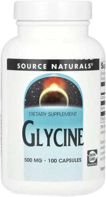새해 첫좋은선물 Source Naturals 글라이신 500mg 캡슐 100정 제대로 할인합니다, SourceNaturals글라이신500mg캡슐100정, 1개 - 쿠팡