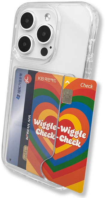 아이폰 호환 로우 사이드 하드 카드수납 케이스