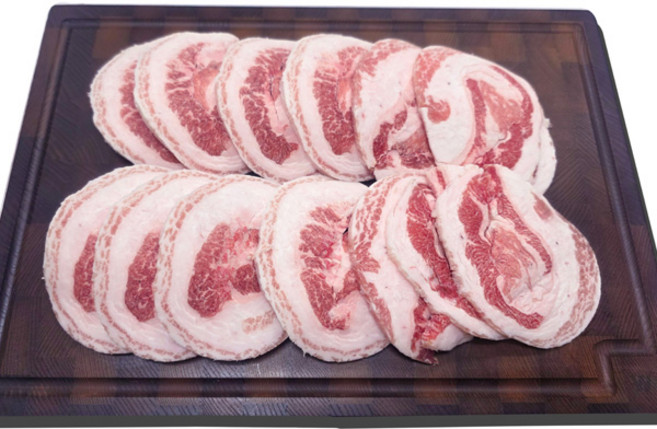 미트애/미트kg 진짜 지방많은 이베리코 꽃삼겹 롤삼겹살, 3개, 1kg