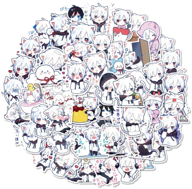 [하루출고] 우타이테 마후마후 캐릭터 일러스트 스티커 65장 보컬로이드 니코니코 마후테루