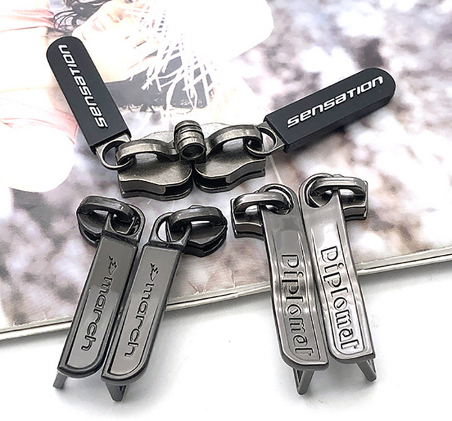 캐리어 톱니 잠금장치 더블지퍼 지퍼헤드 플립 2개 조합