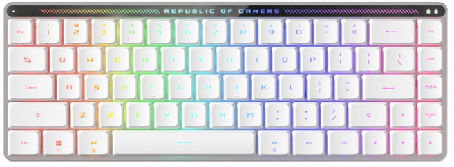 ROG Falchion 65% Low Profile 無線電競鍵盤 RX矮軸 無線鍵盤 電競鍵盤 藍芽鍵盤 機械鍵盤, 主商品+SHEATH II XXL鼠墊,紅軸