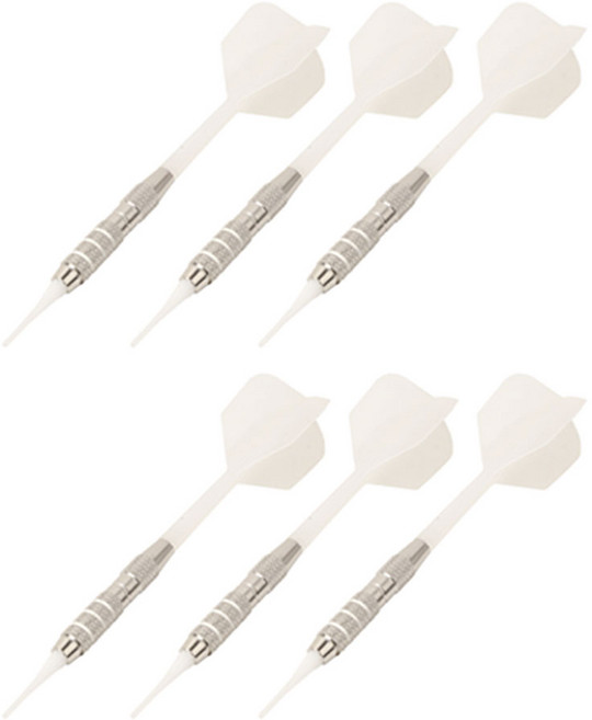 전자 다트핀 다트 세트 휴대용, 연습용 일체형다트핀, 6개