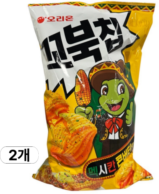 꼬북칩 멕시칸 콘버터맛, 2개, 445g