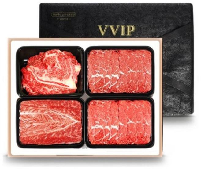 충북한우공동브랜드 청풍명월한우 무항생제 1+등급이상 한우 등심스페셜 VIP3호 선물세트 총1.6kg, 1개
