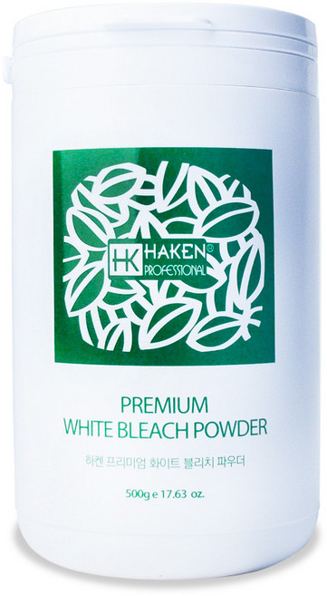 가인 하켄 프리미엄 화이트 블리치 파우더 탈색약 500g, 1개, 500ml