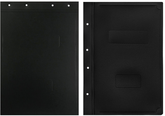 청운 PP 흑표지 A3 (10개입) 서류묶음 보관 정리, 세로형(54411), 세로형(54411)