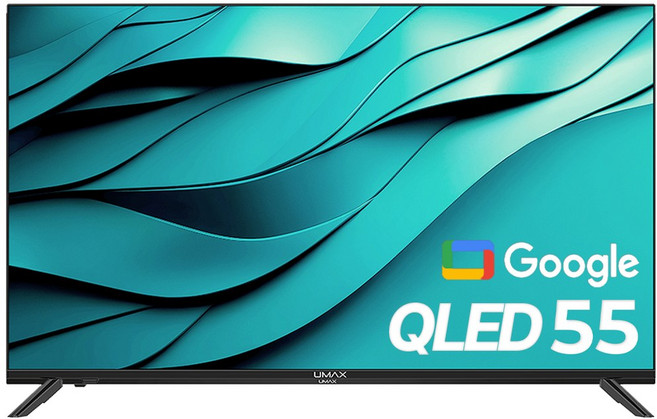 유맥스 4K UHD LED 스마트TV, Ai55G QLED, 고객직접설치, 스탠드형, 139cm(55인치)