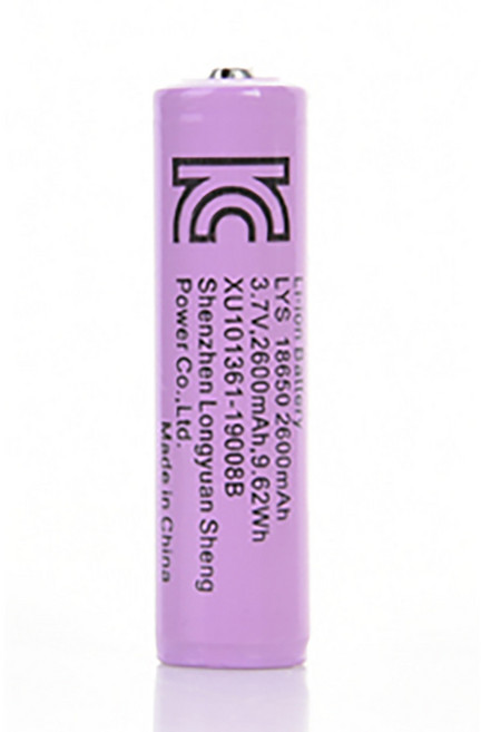 LYS18650 2600mAh 리튬이온 충전 배터리, 1개, 3개입