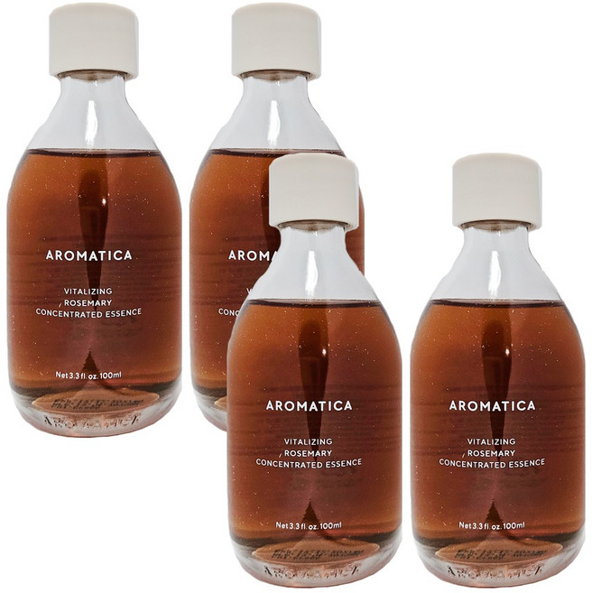 아로마티카 바이탈라이징 로즈마리 컨센트레이티드 에센스, 100ml, 4개