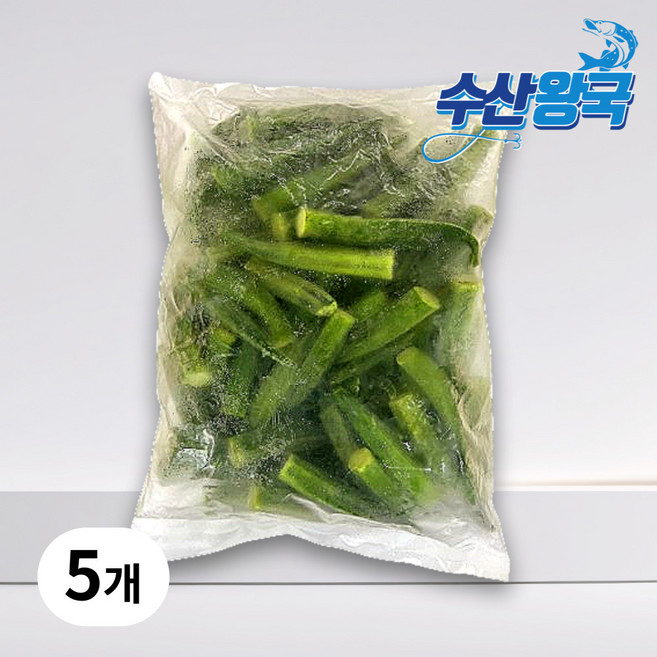 수산왕국 냉동 대용량 오크라, 5개, 1kg