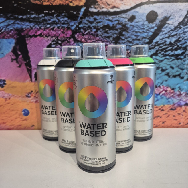 MTN WB 락카 수성 캔스프레이 400ml 무광 DIY 가구, 82-R 9011 CARBON BLACK, 1개