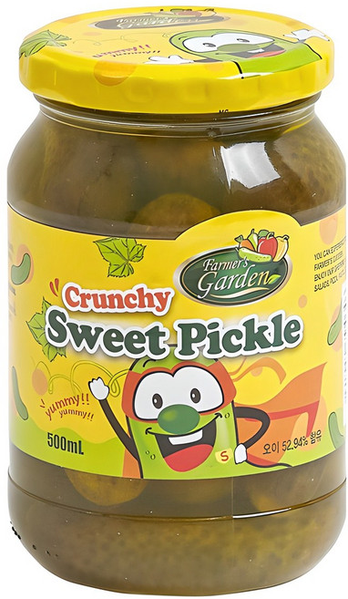 파머스가든 스위트 피클 홀, 520g, 1개