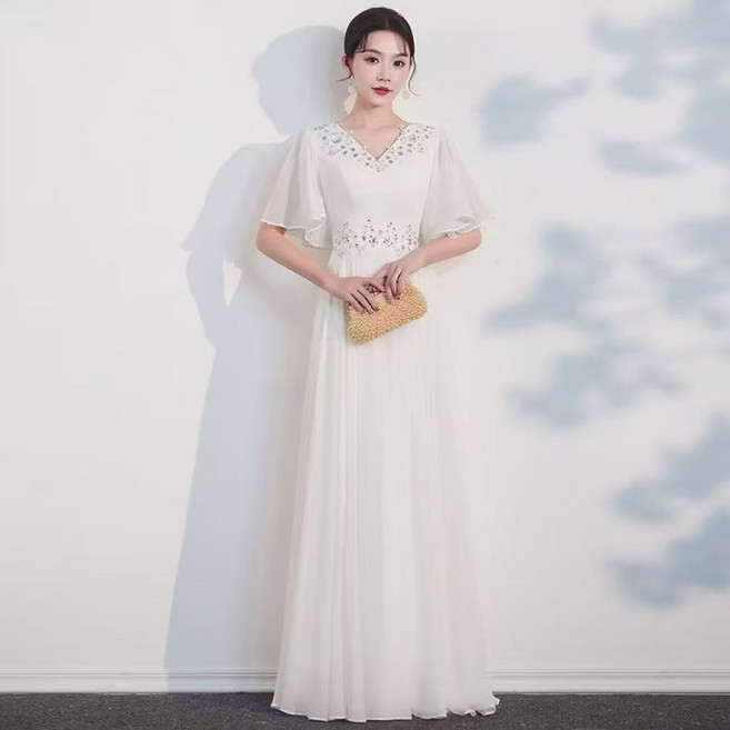 합창복 드레스 합창단 성가복 합창 공연용 롱 우아한 이브닝 JoYouth