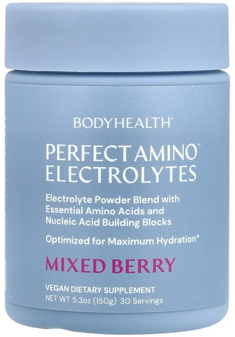 BodyHealth Perfect Amino™ Electrolytes Mixed Berry 5.3 oz (150 g), 150 g, 1개, 150g - 쿠팡