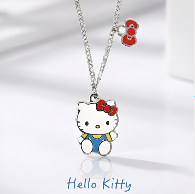 [ kc인증 ] 여아 캐릭터 시나모롤 쿠로미 헬로키티 목걸이 어린이 펜던트 쥬얼리